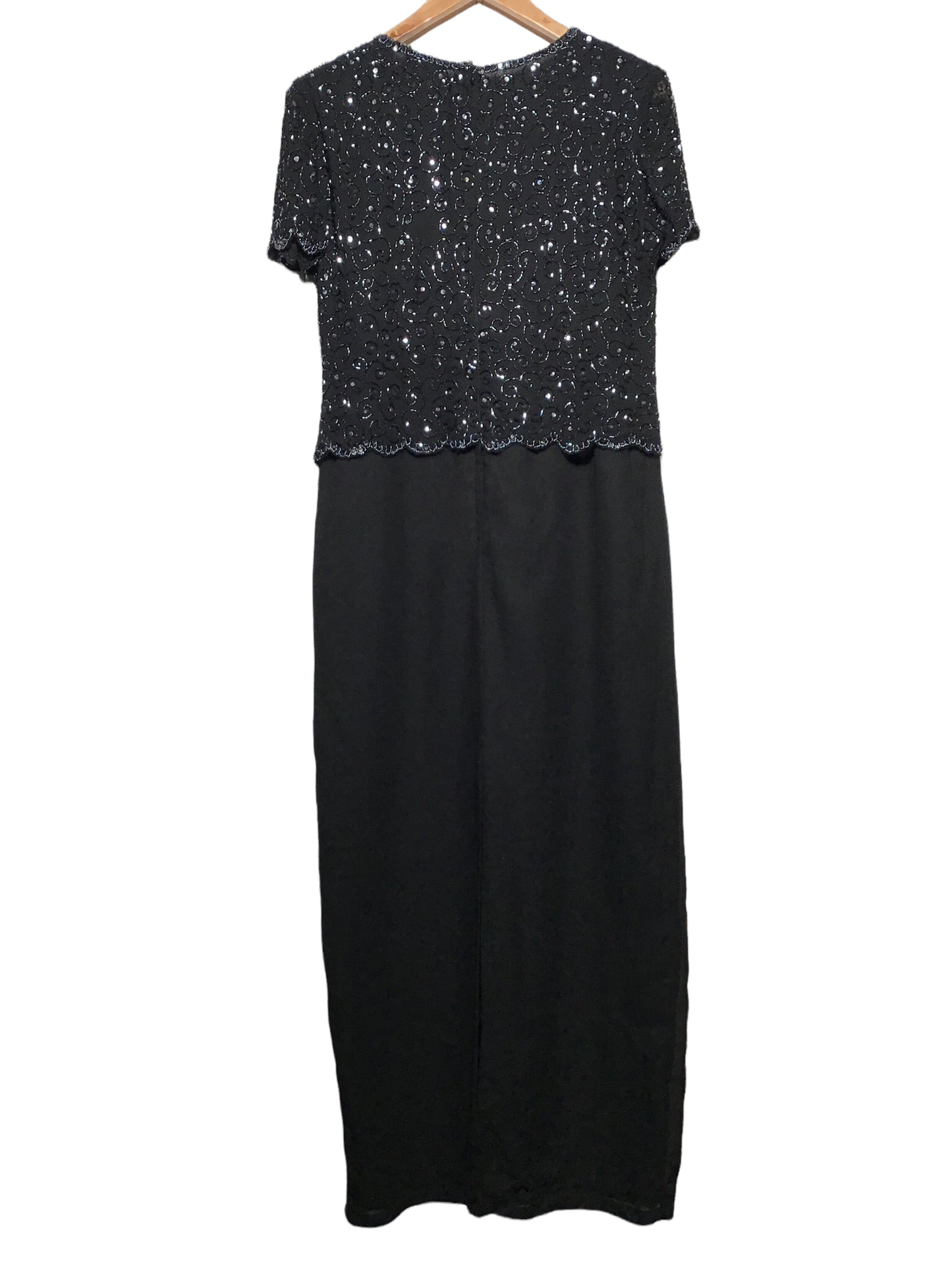 J Kara Beaded Evening Dress (Size M)