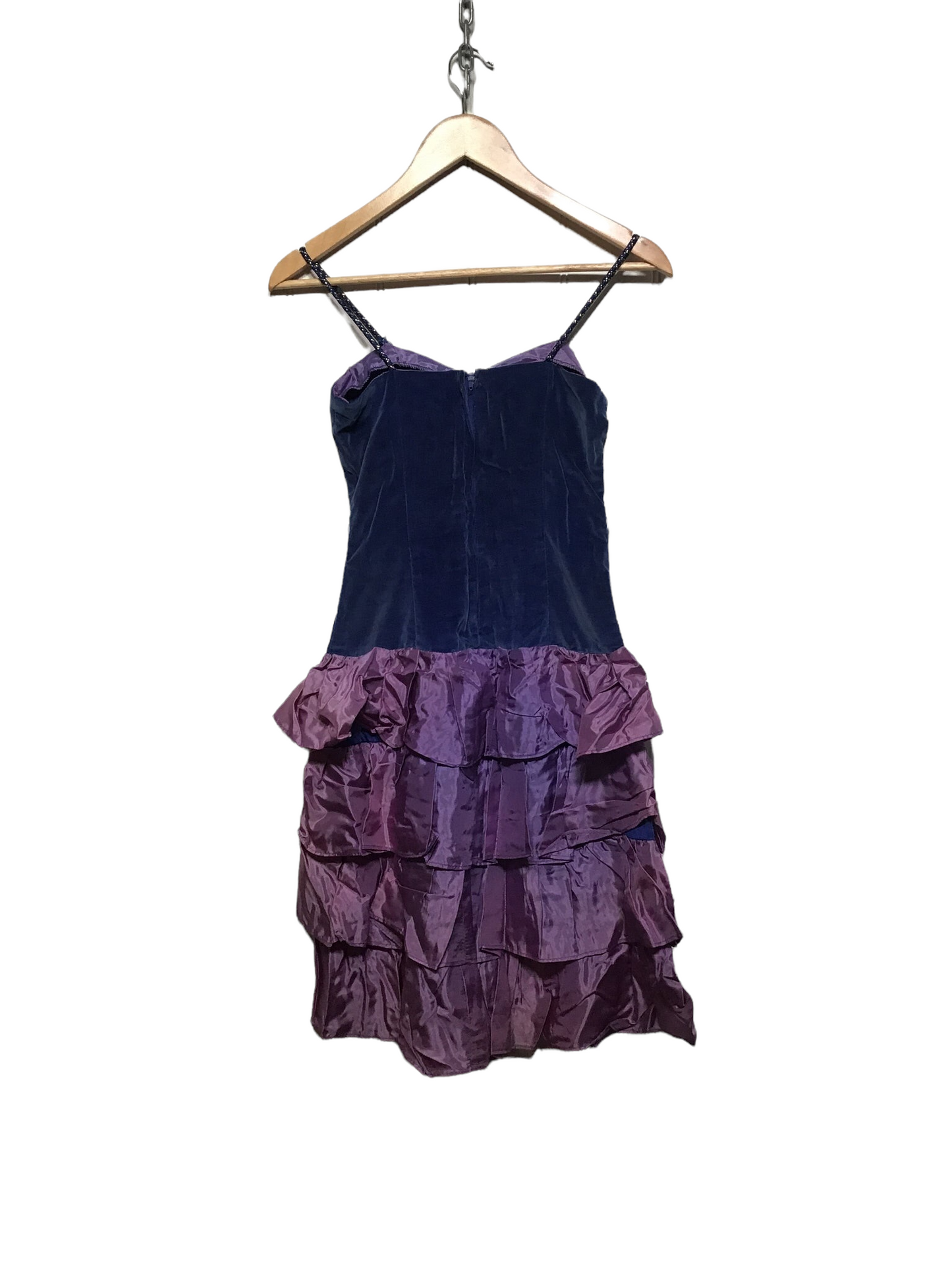 Blue Velvet Evening Dress (Size XS)
