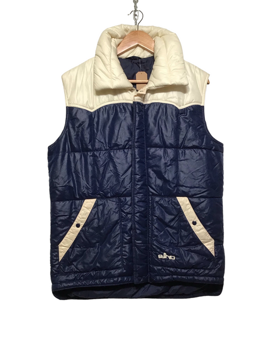 Elho Navy & Cream Gilet (Size L)