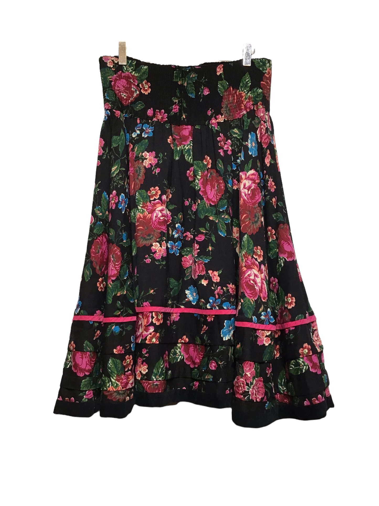 KENZO Floral Midi Skirt (Size L)