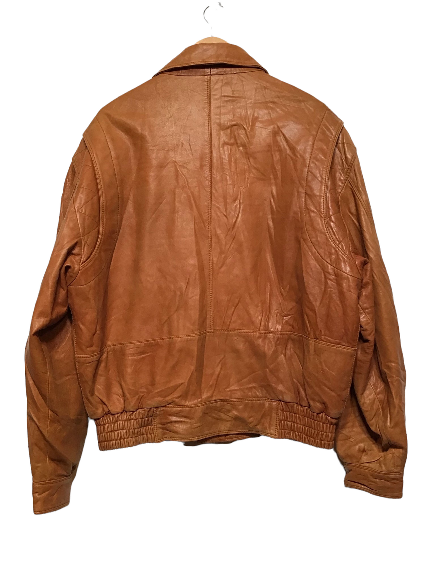 Italian Brown Leather Jacket (Size XL)