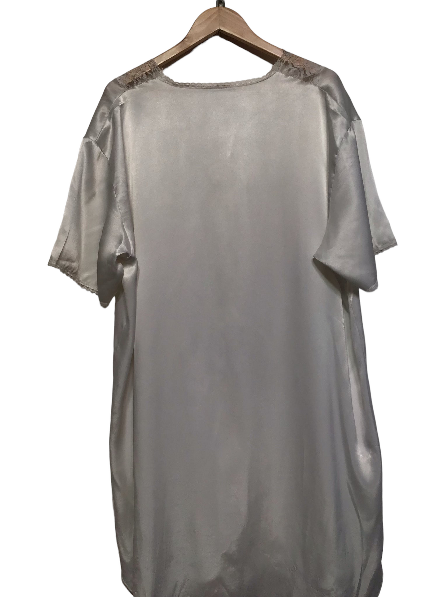 Lace Trim Night Gown (Size XXL)