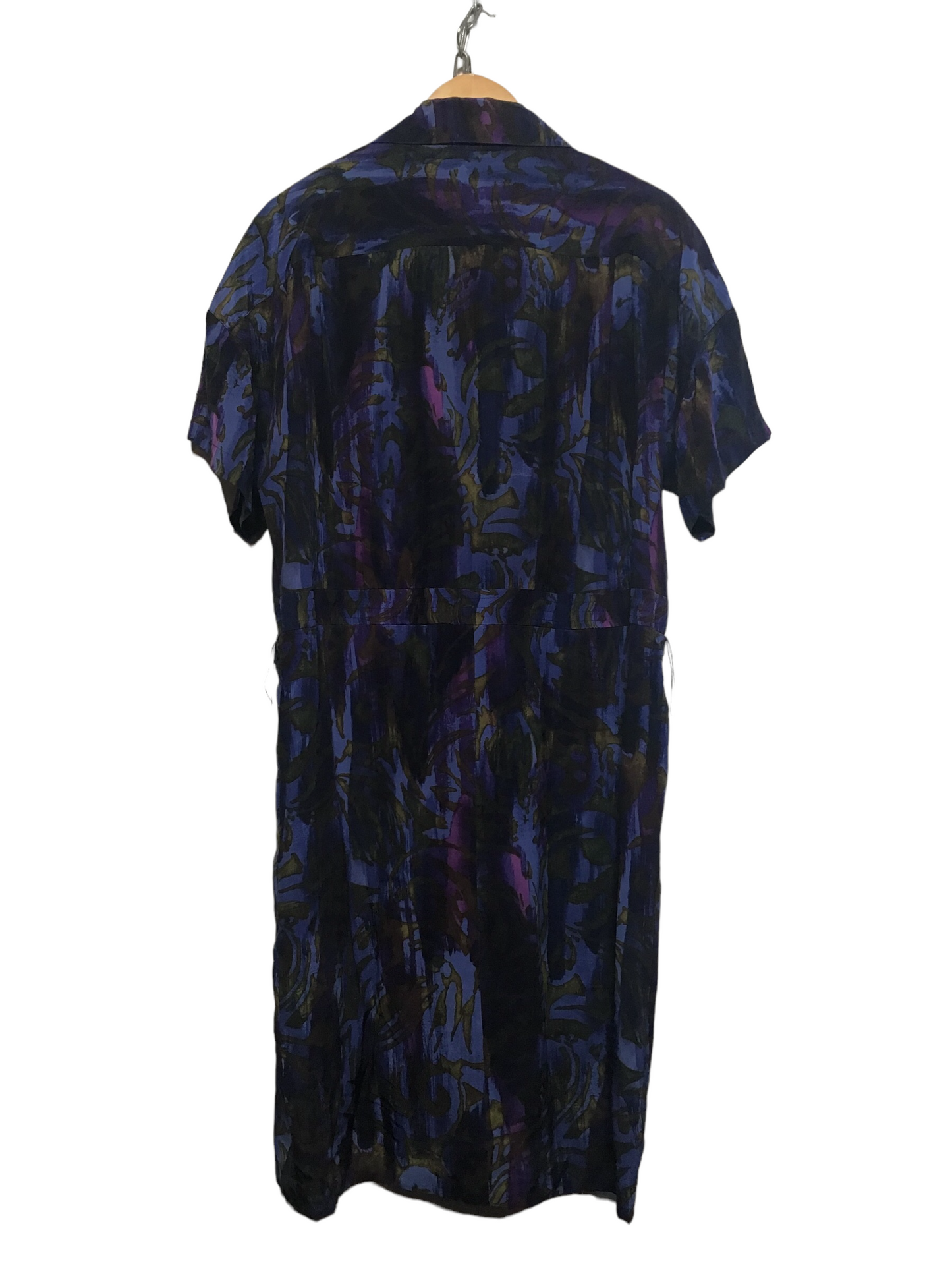 Silk Patterned Dress (Size L)